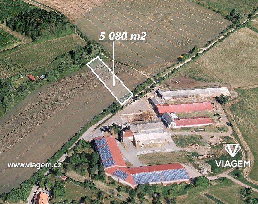 Prodej pole 2 540 m²