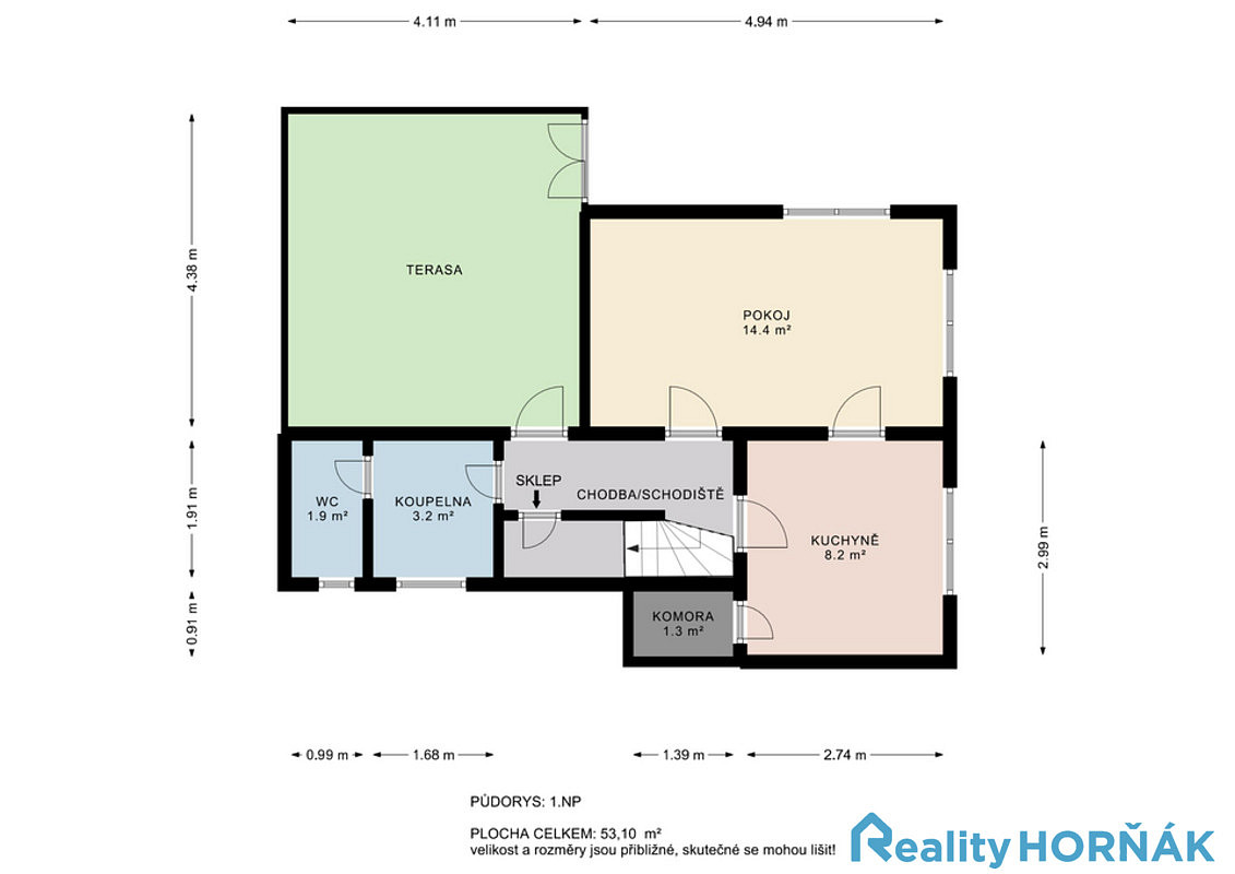 Prodej chaty/chalupy 63 m² s pozemkem 966 m² – pohled 4