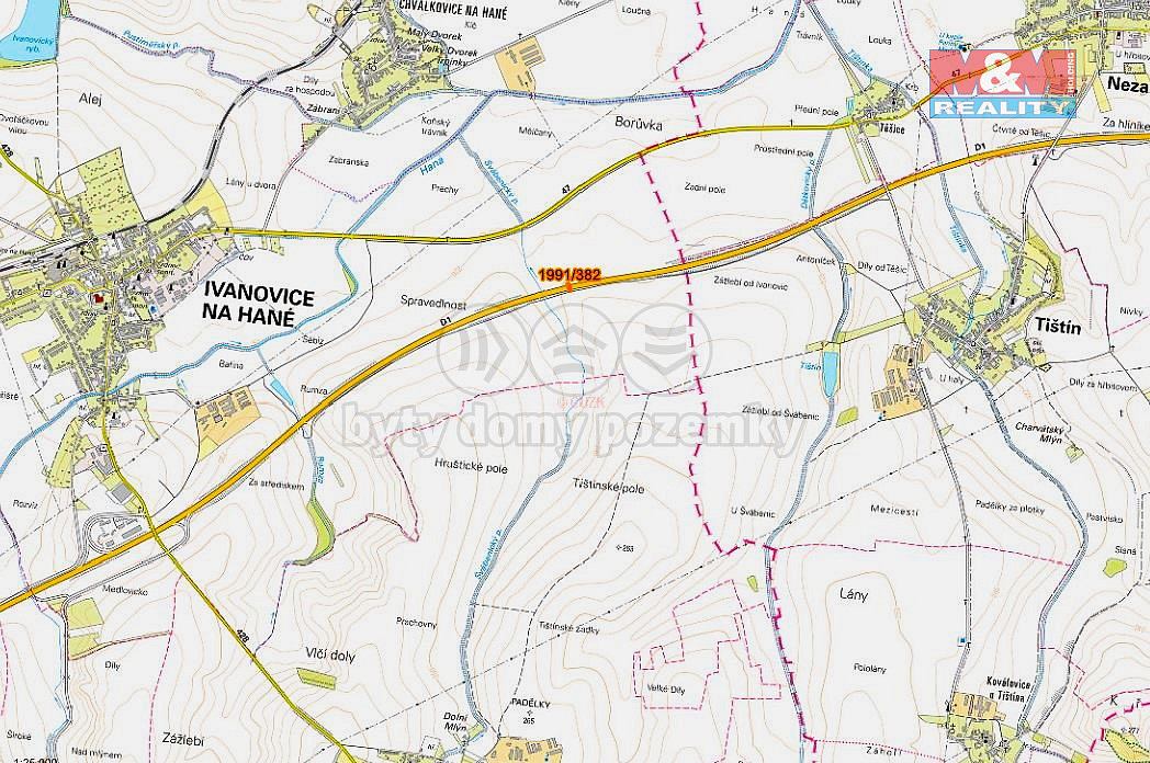 Prodej pozemku 317 m² – pohled 2
