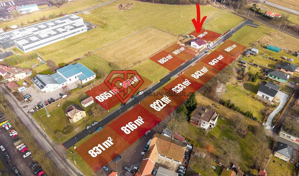 Prodej stavebního pozemku 985 m², Ústí nad Orlicí – náhled fotky 2