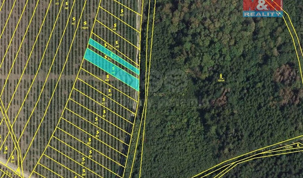 Prodej pole 323 m², Nechvalín – náhled fotky 4