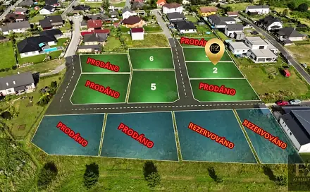 Prodej stavebního pozemku 687 m², Planá nad Lužnicí, okres Tábor
