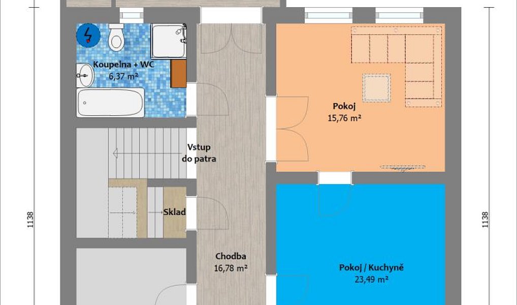 Prodej domu 162 m² s pozemkem 446 m², Vysoké Veselí – náhled fotky 7