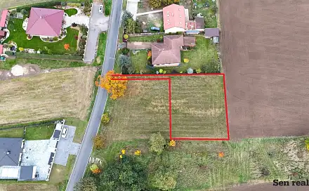 Prodej stavebního pozemku 800 m², Na Stachově, Tatce, okres Kolín