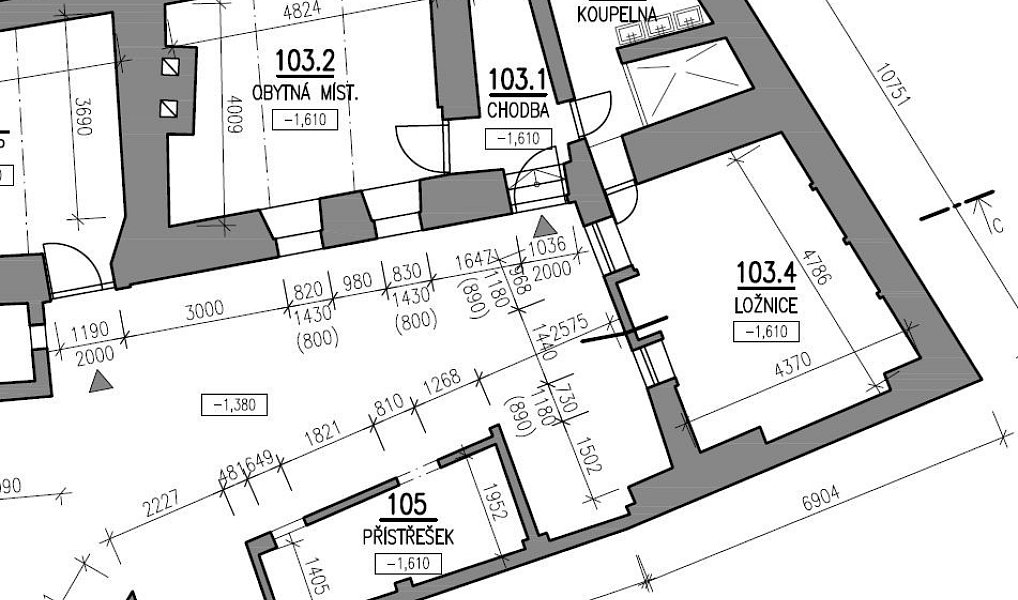 Prodej bytu 2+kk 63 m², Jenišovice – náhled fotky 2