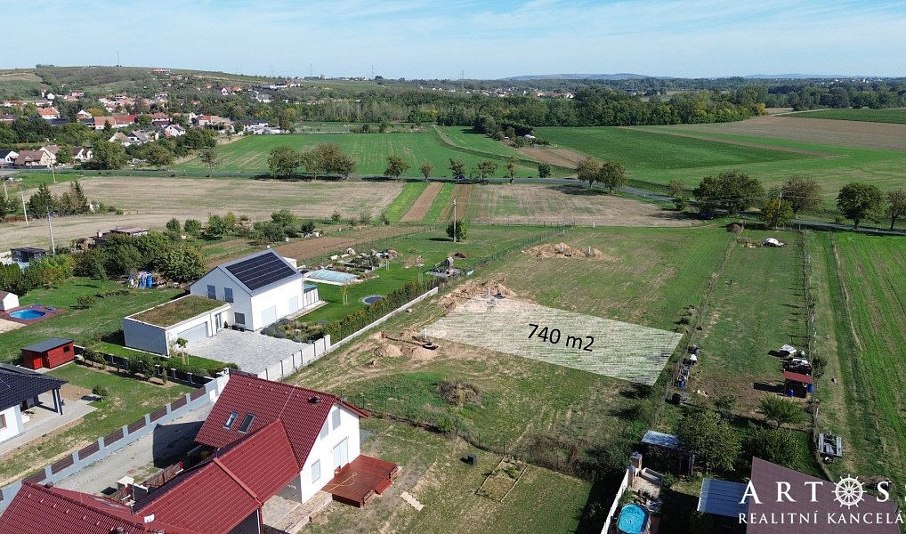 Prodej pozemku, 740 m², Brno-venkov, Pravlov