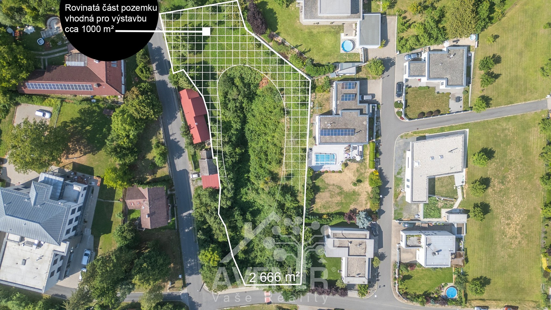 Prodej stavebního pozemku 2 666 m²