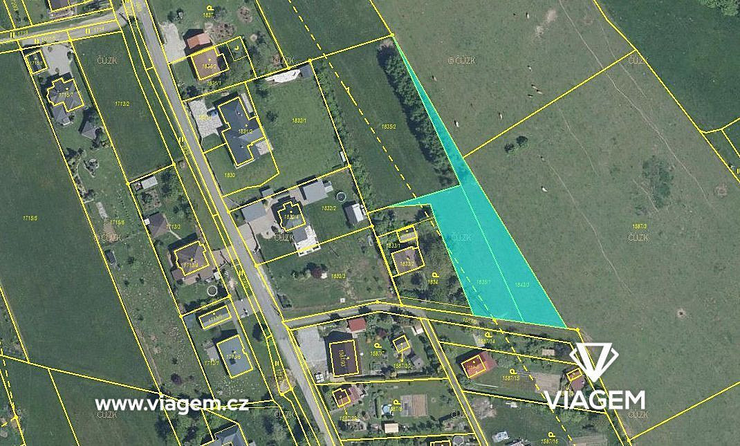 Prodej pole 1 827 m² – fotografie 3