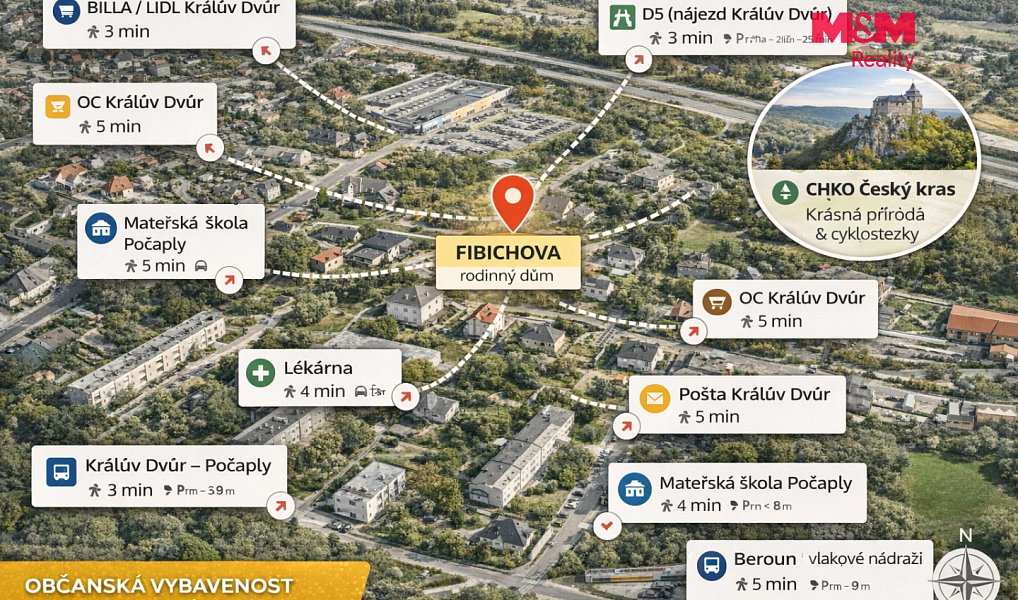 Prodej domu 97 m² s pozemkem 298 m², Králův Dvůr – náhled fotky 19