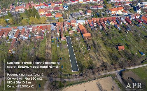 Prodej zahrady 860 m², Horní Němčí, okres Uherské Hradiště