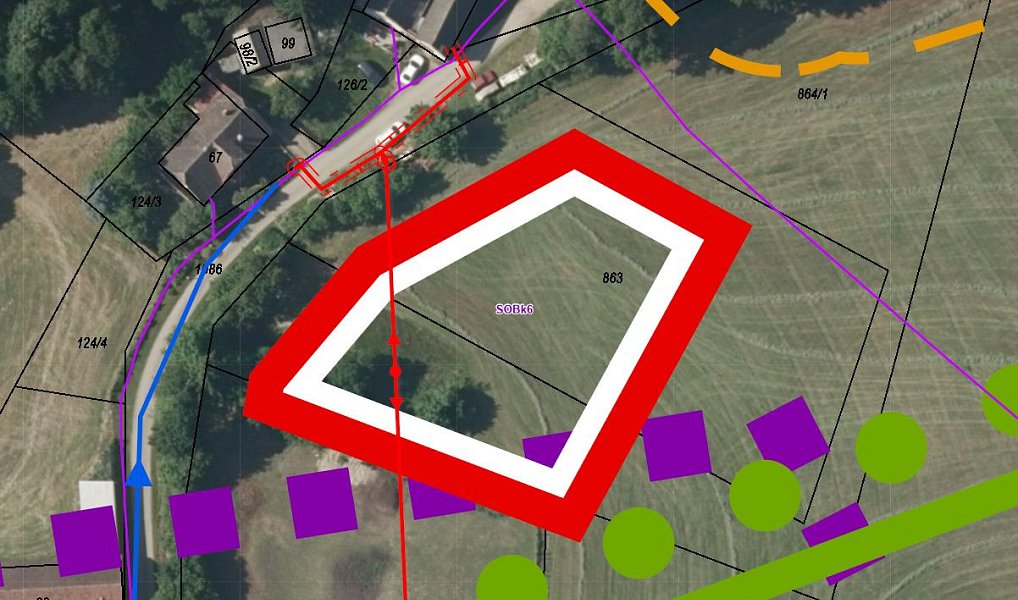 Prodej stavebního pozemku 2 845 m², Žirovnice – náhled fotky 8