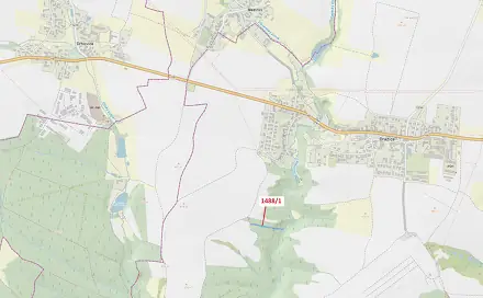 Dražba lesa 1 957 m², Dražice