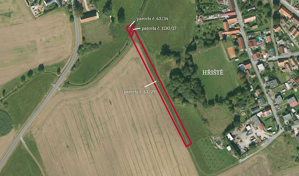 Prodej komerčního pozemku 2 680 m², Dnešice – náhled fotky 2
