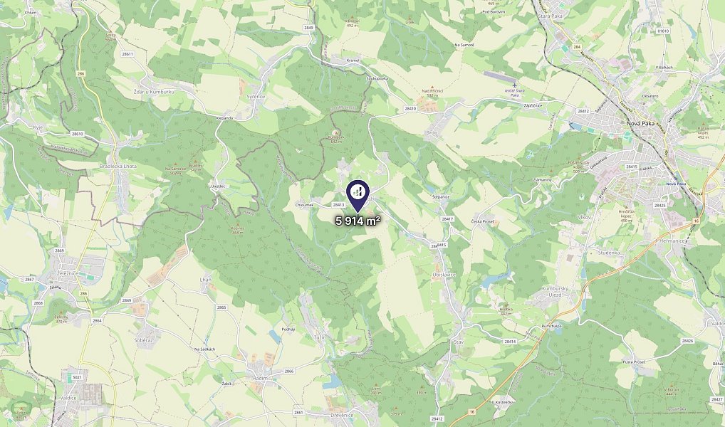 Prodej pozemku 5 914 m², Úbislavice – náhled fotky 3