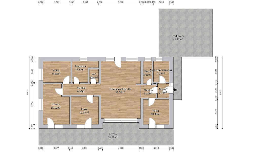 Prodej domu 113 m² s pozemkem 1 001 m², Neveklov – náhled fotky 25