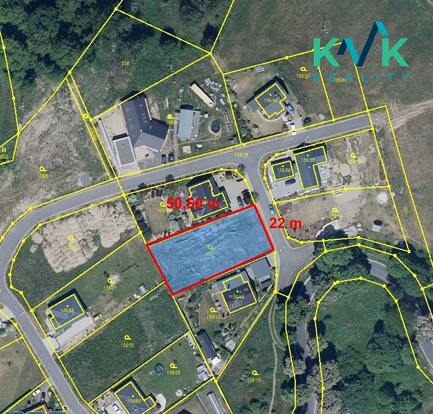 Prodej stavebního pozemku 1 088 m²