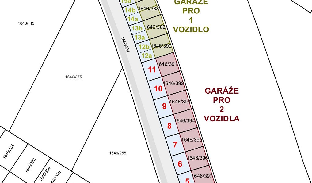 Prodej garáže 17 m2 s parkovacím místem, Havl. Brod, č.13 B, Havlíčkův Brod – náhled fotky 3