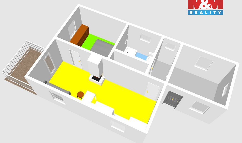 Prodej chaty/chalupy 86 m² s pozemkem 777 m², Samopše – náhled fotky 18