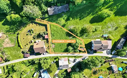 Prodej stavebního pozemku 1 047 m², Studenec - Zálesní Lhota, okres Semily