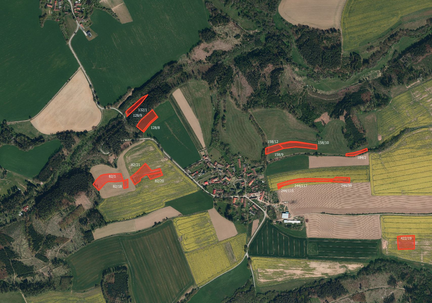 Prodej pole 91 762 m²