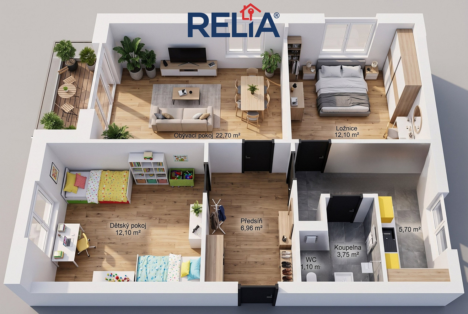Prodej bytu 3+1 70 m² – fotografie 5