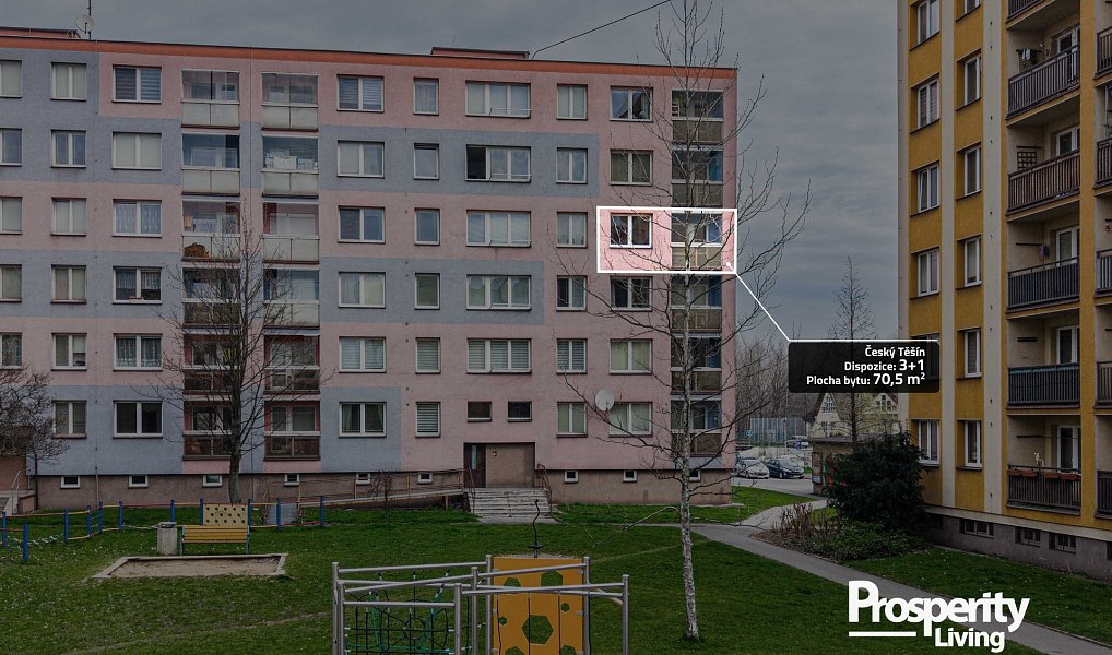 Prodej bytu 3+1 69 m², Český Těšín – náhled fotky 3