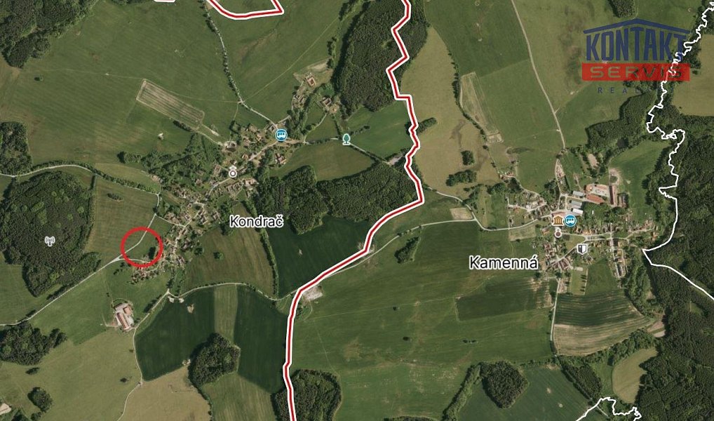 Prodej stavebního pozemku 2 587 m², Trhové Sviny – náhled fotky 6