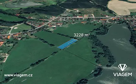 Prodej pole 2 421 m², Kestřany, okres Písek