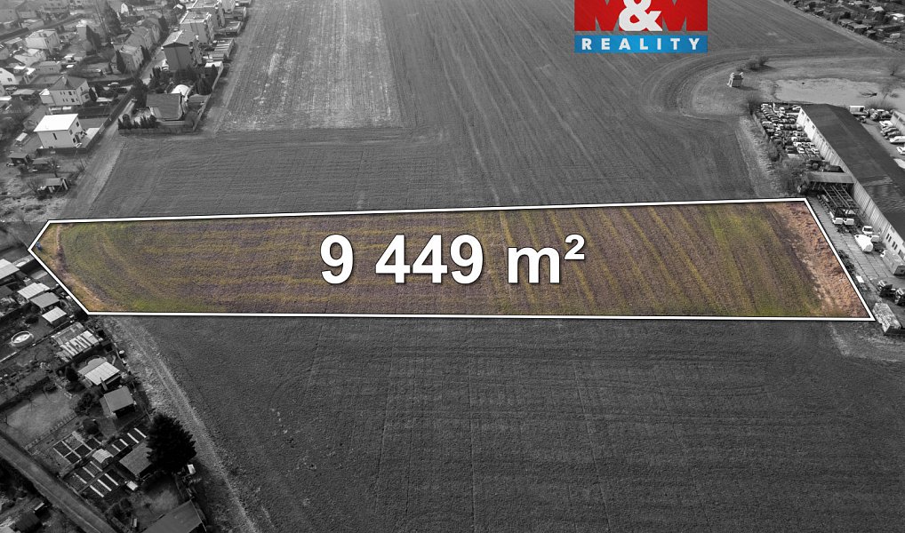 Prodej stavebního pozemku 9 449 m², Opava – fotka 1 z 10