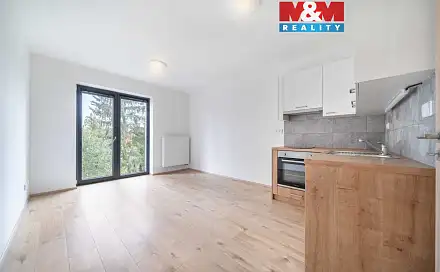 Pronájem bytu 1+kk 32 m², Školní, Třemošná, okres Plzeň-sever
