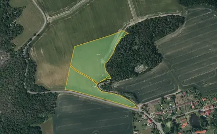 Prodej pole 54 577 m², Kladruby - Hřešihlavy, okres Rokycany