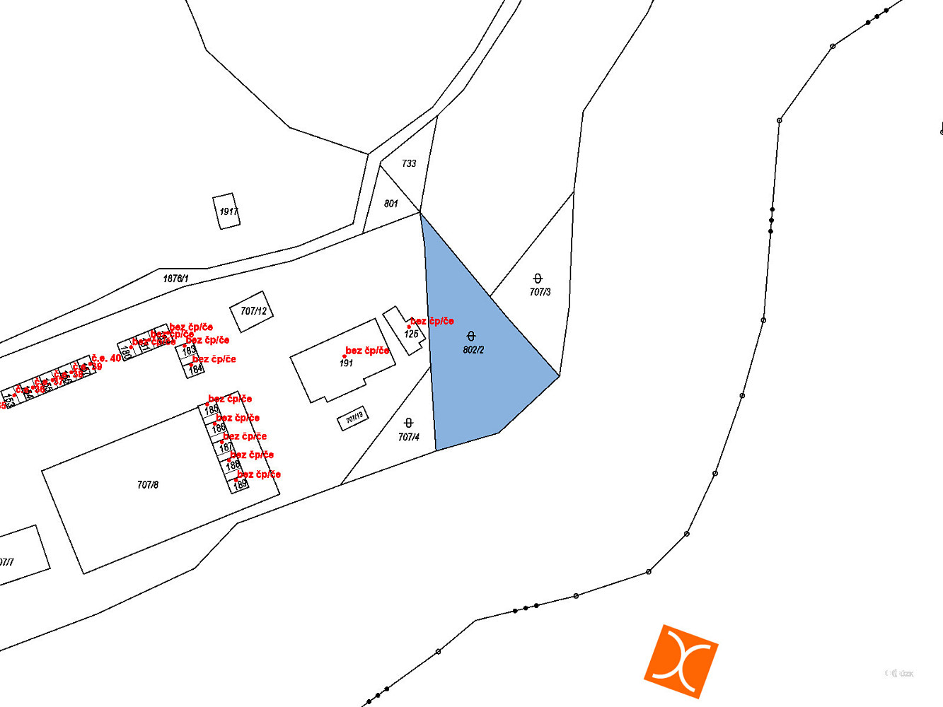 Prodej zahrady 539 m² — photo 2