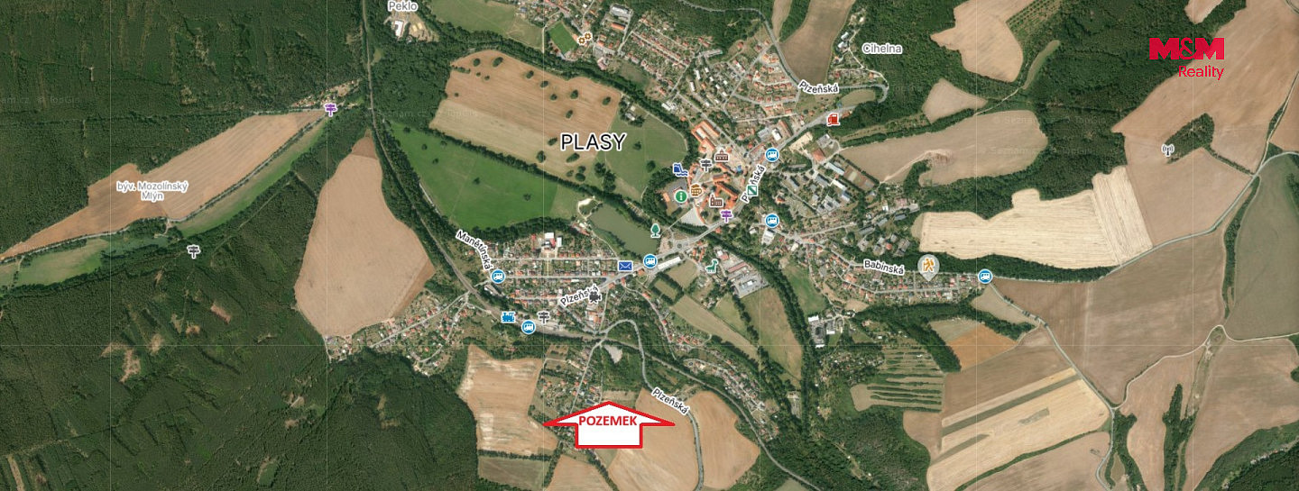 Prodej stavebního pozemku 1 876 m² – fotografie 4