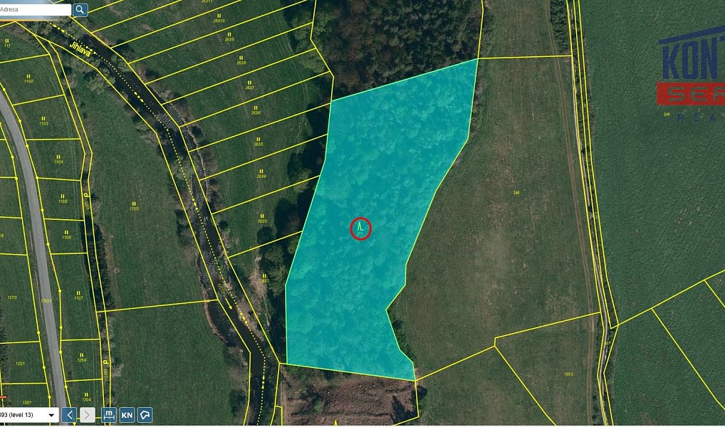 Prodej lesa 9 664 m², Číchov – fotka 1 z 6