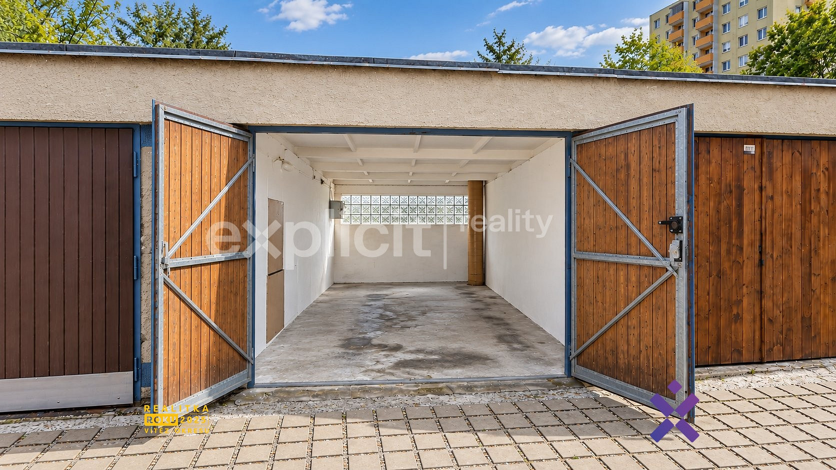 Pronájem garáže 20 m2, Zlín Prštné, ul. Růžová
