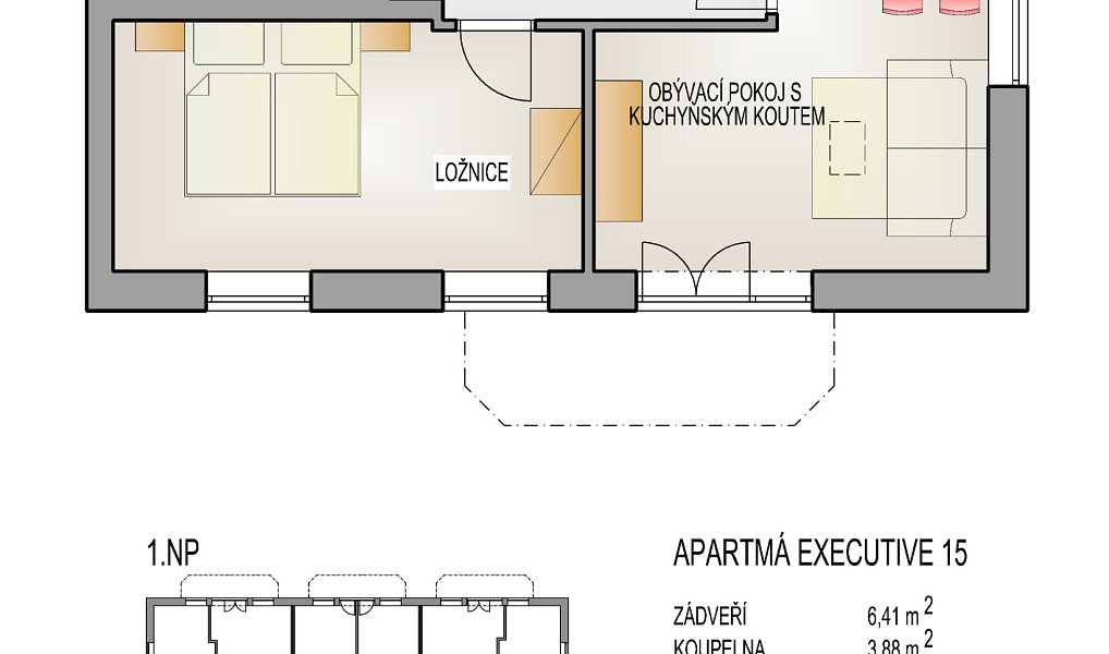 Prodej bytu 2+kk 48 m², Lipová-lázně – náhled fotky 3