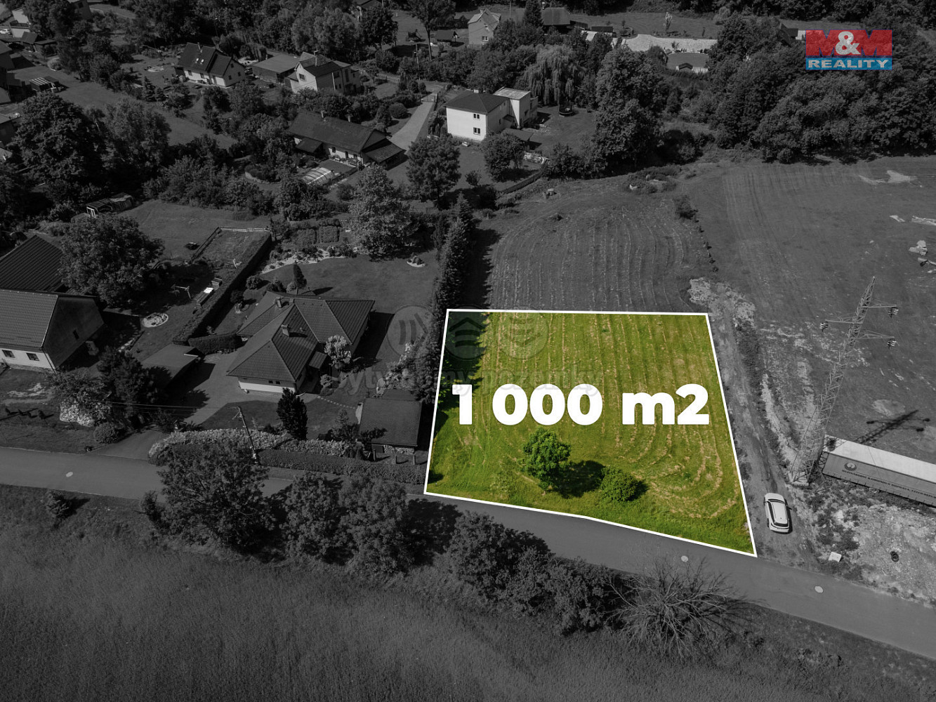 Prodej stavebního pozemku 1 000 m²