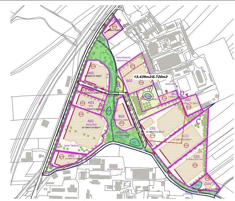 Prodej komerčního pozemku 14 343 m² – fotografie 4