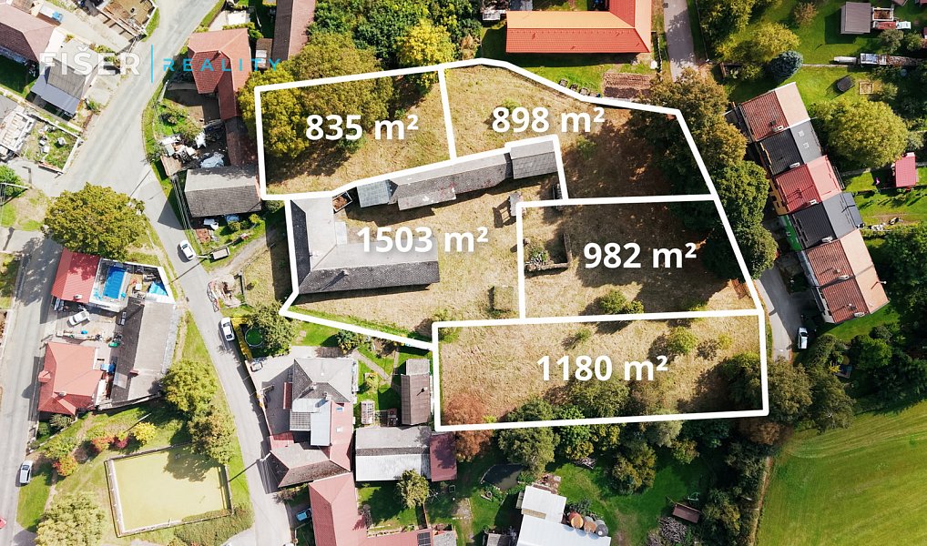 Prodej stavebního pozemku 982 m², Ovesná Lhota – fotka 1 z 11
