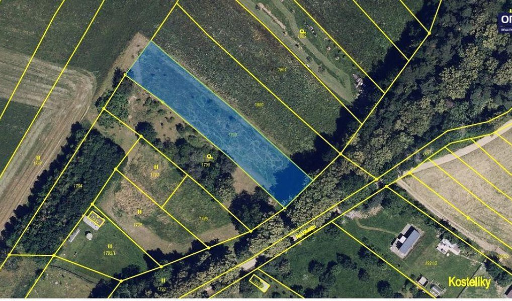 Prodej pole 1 815 m², Velký Újezd – náhled fotky 2