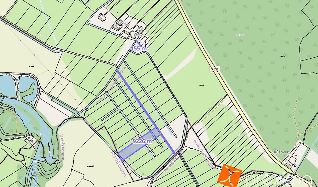 Prodej louky 2 097 m², Kostelecké Horky – náhled fotky 2