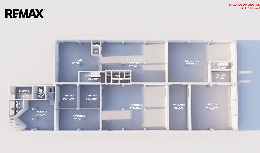 Prodej výrobních prostor 2 029 m², Olomouc – náhled fotky 31