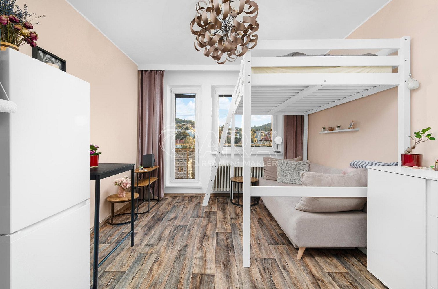 Pronájem bytu 1+kk 34 m²