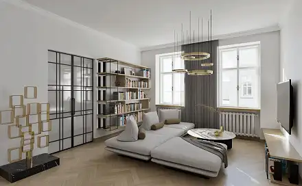 Prodej bytu 3+1 132 m², Mělnická, Praha 5 - Malá Strana