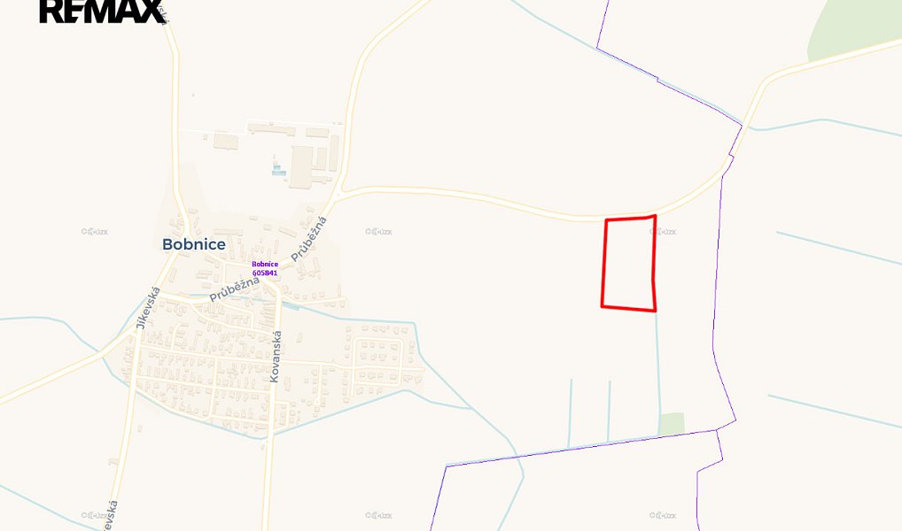 Prodej pole 34 185 m², Bobnice – náhled fotky 3