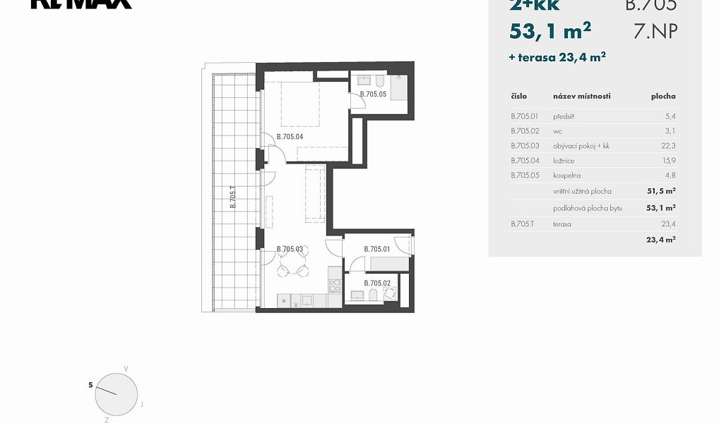 Pronájem bytu 2+kk 77 m², Praha – náhled fotky 4