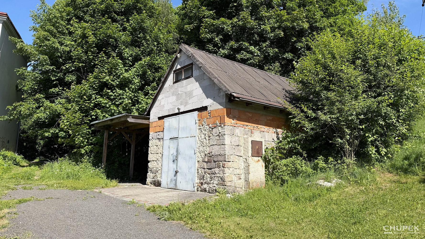 Samostatně stojící garáž / víceúčelový objekt s pozemkem 238 m² - Horní Tanvald – pohled 3