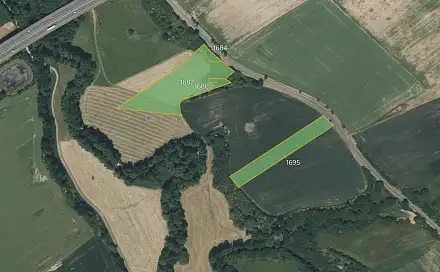 Prodej pole 17 915 m², Starý Plzenec, okres Plzeň-město
