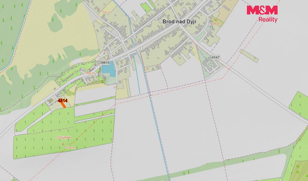 Prodej zahrady 449 m², Brod nad Dyjí – náhled fotky 2