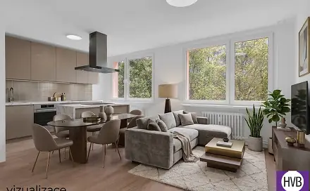 Prodej bytu 4+kk 70 m², Rembrandtova, Praha 10 - Strašnice